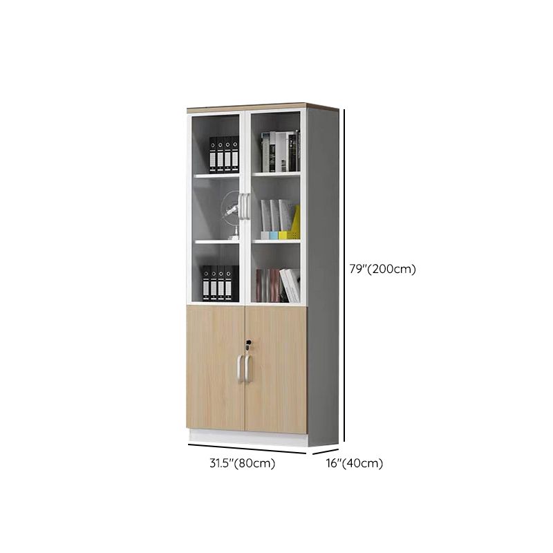 Contemporary File Cabinet Vertical Engineered Wood Filing Cabinet