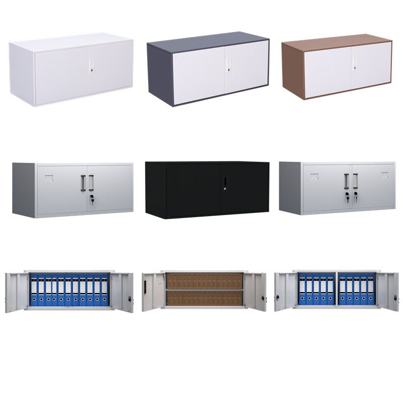 Contemporary File Cabinet Steel Frame Key Lock Fireproof Lateral File Cabinet