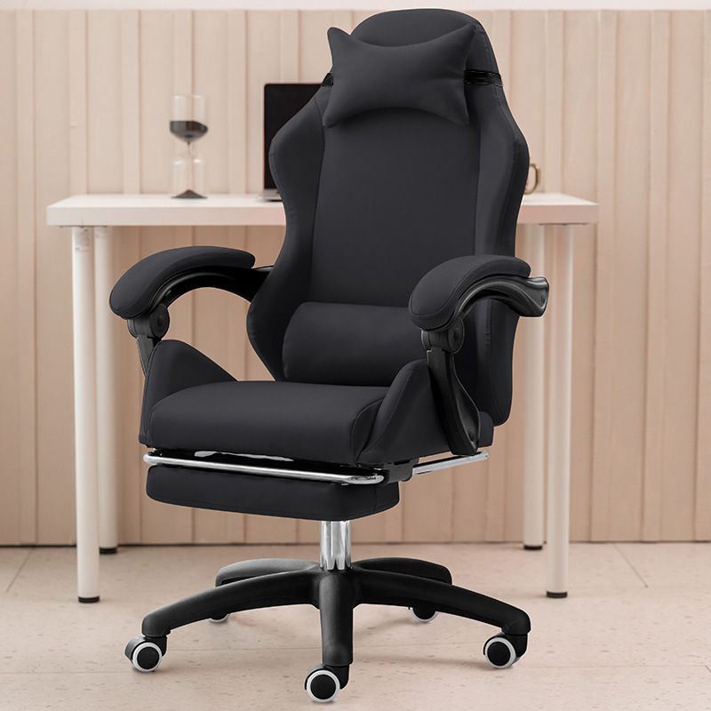 Modern Computer Chair Adjustable Arms Chair Mesh Task Chair with Wheels