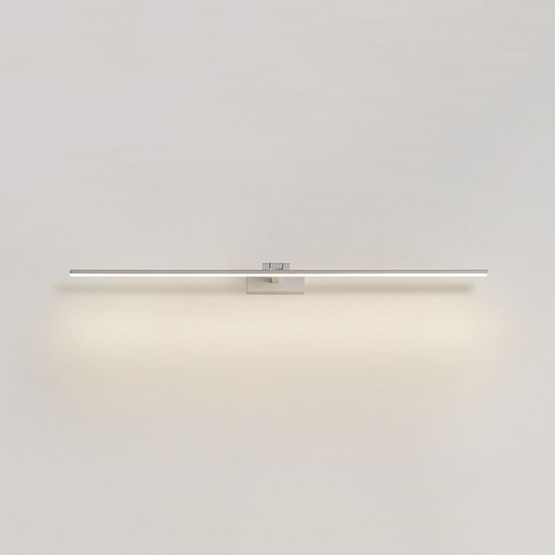 Moderne minimalistische LED -Wandleuchte Aluminium Lineare Wandlampe mit Silikonschatten