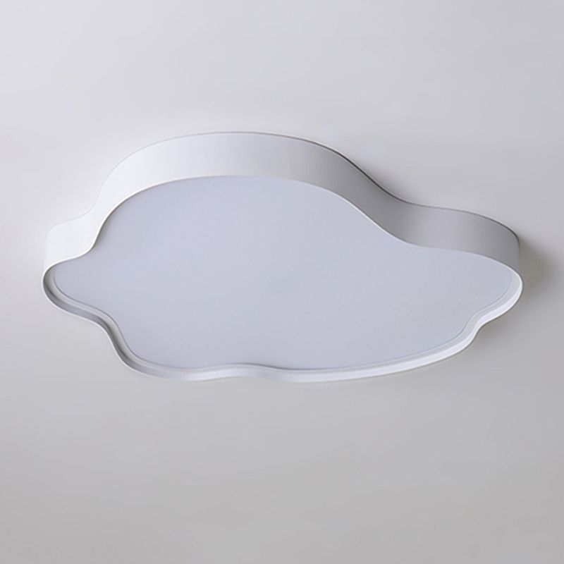 White Ceiling Light Modern LED Flush Mount Lighting for Hallway