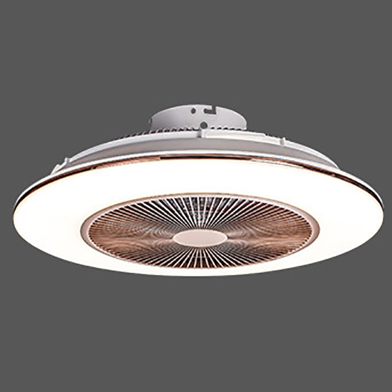 Modern Simple Ceiling Fan Lamp Circle Shape LED Ceiling Fan Light for Living Room