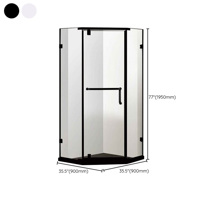 Neo-Angle Tempered Glass Shower Enclosure with Shower Door Corner Shower Enclosure