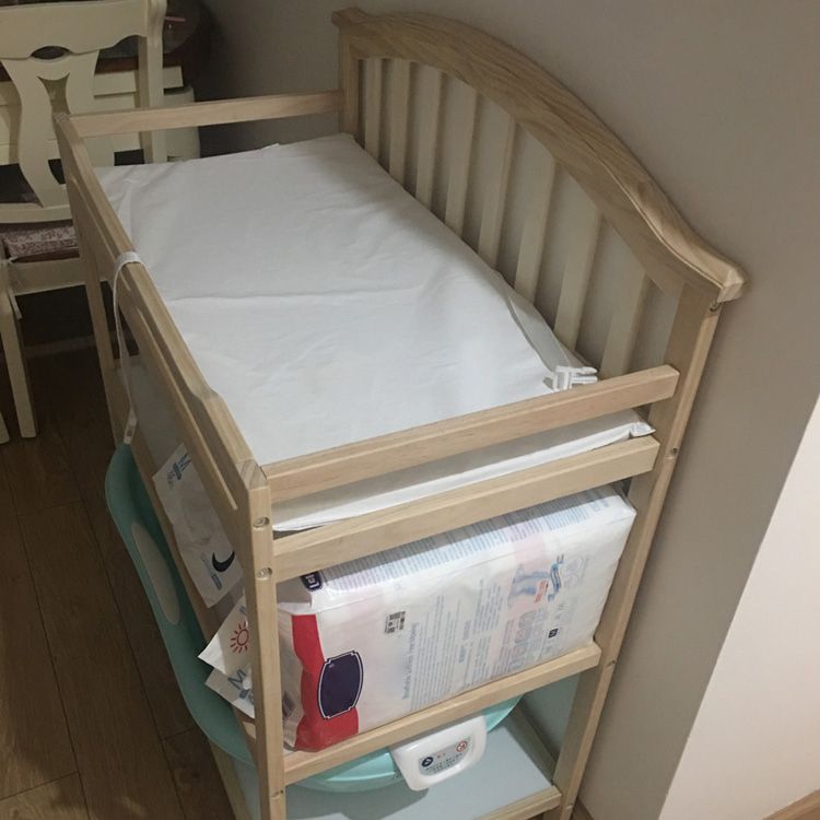 Shelf Baby Changing Table with Storage Arch Top Changing Table