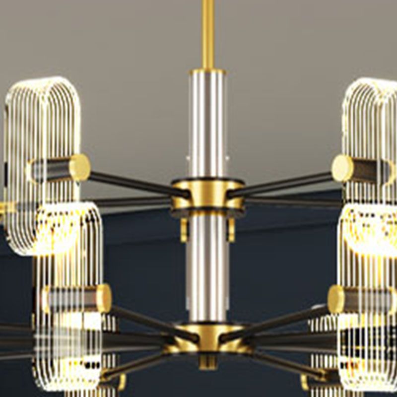 Plafonnage LED 1/2 Tier Light Light Modern Chandelier Lighting