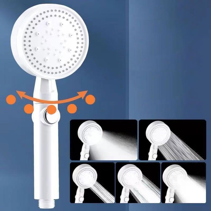 Contemporary Shower Head Combo Handheld Shower Head Plastic Wall-Mount Shower Combo