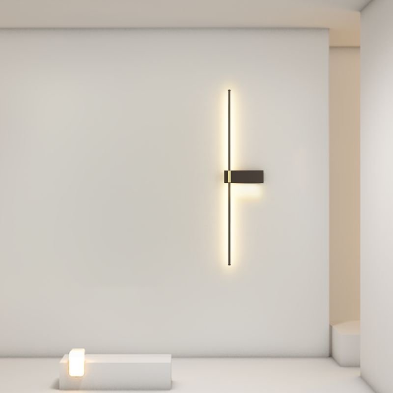 Simple Modern Style Vanity Lamp Line Vanity Wall Sconce for Bathroom