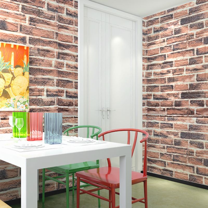 3D Embossed Interior Wall Paneling Peel and Stick Square Wall Paneling