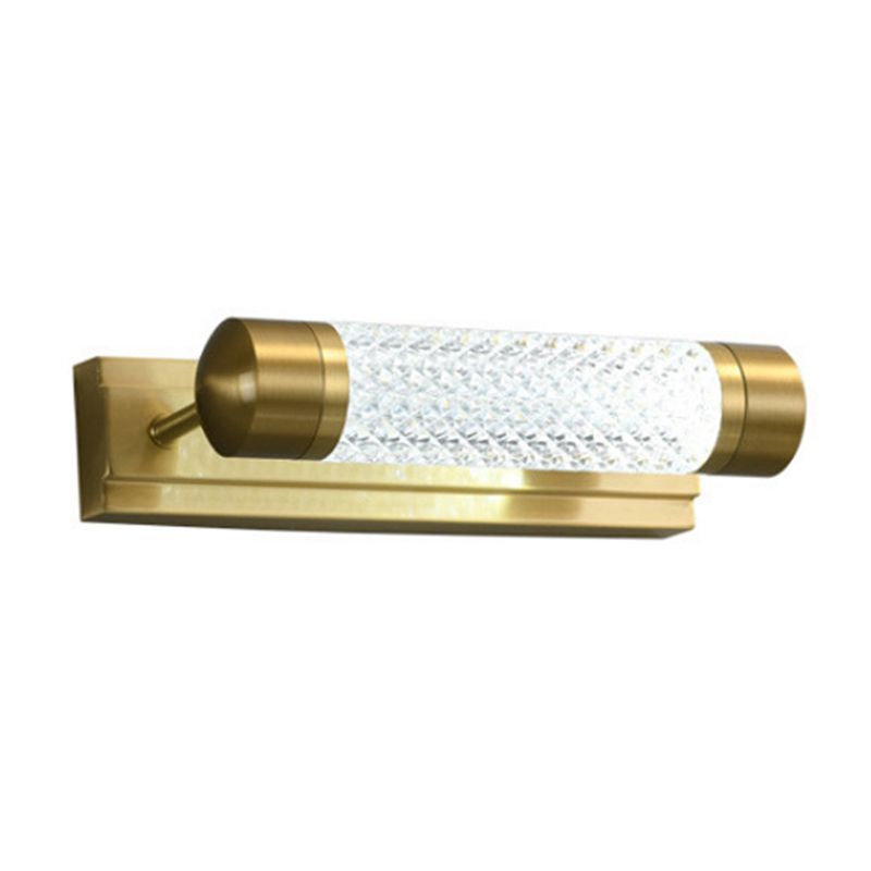 Metal Cylinder Vanity Wall Sconce Modern Style Vanity Lighting Fixtures