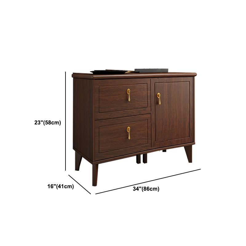 Solid Wood Storage Chest Dresser Modern Bedroom Storage Chest with Drawers