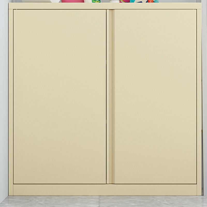 Modern Accent Cabinet Beige Storage Cabinet with Water Resistant