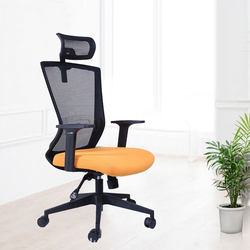 Contemporary Swivel Office Chair Microfiber High Back Desk Chair