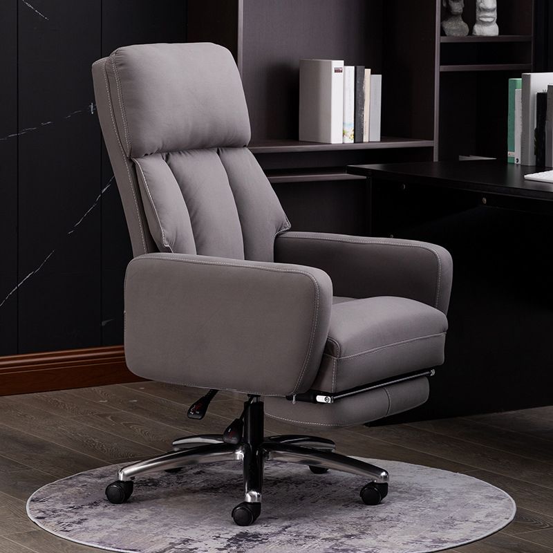 Modern No Arm Executive Chair Footrest Included Managers Chair for Office