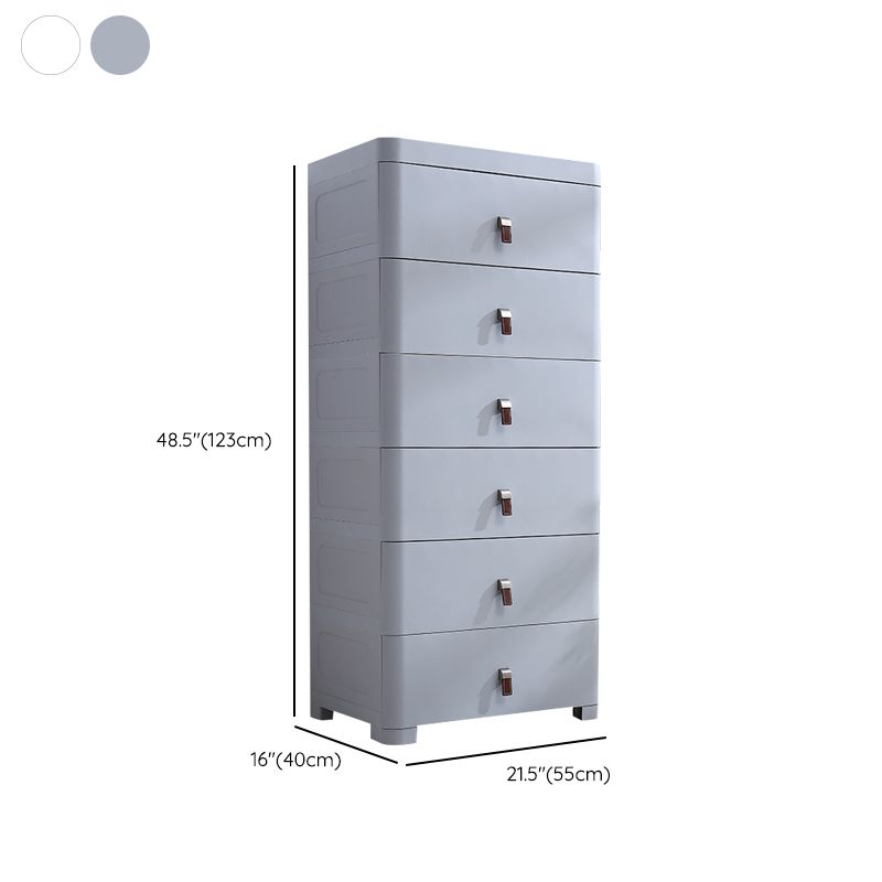 Home Plastic Chest of Drawers Modern Kids Dresser with Drawers