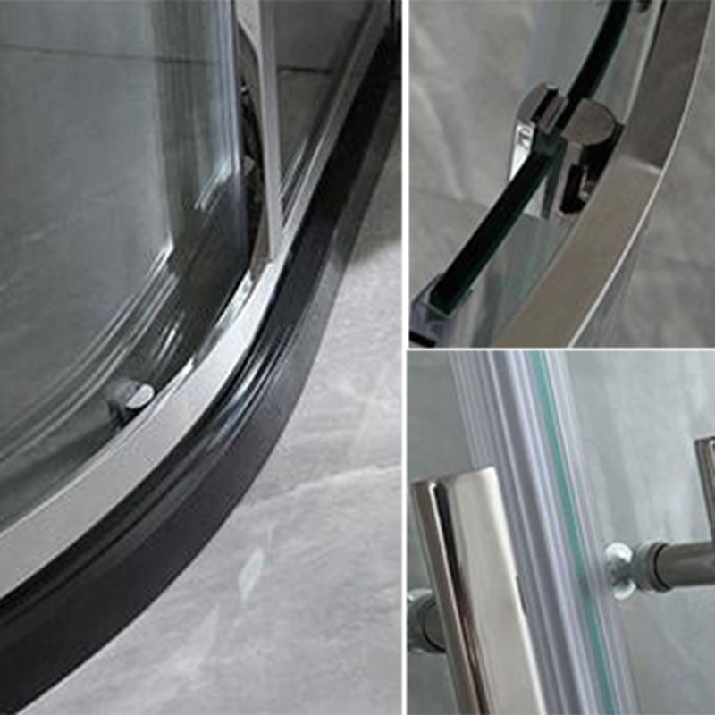 Stainless Steel Shower Enclosure Neo-Round Shower Enclosure on Corner