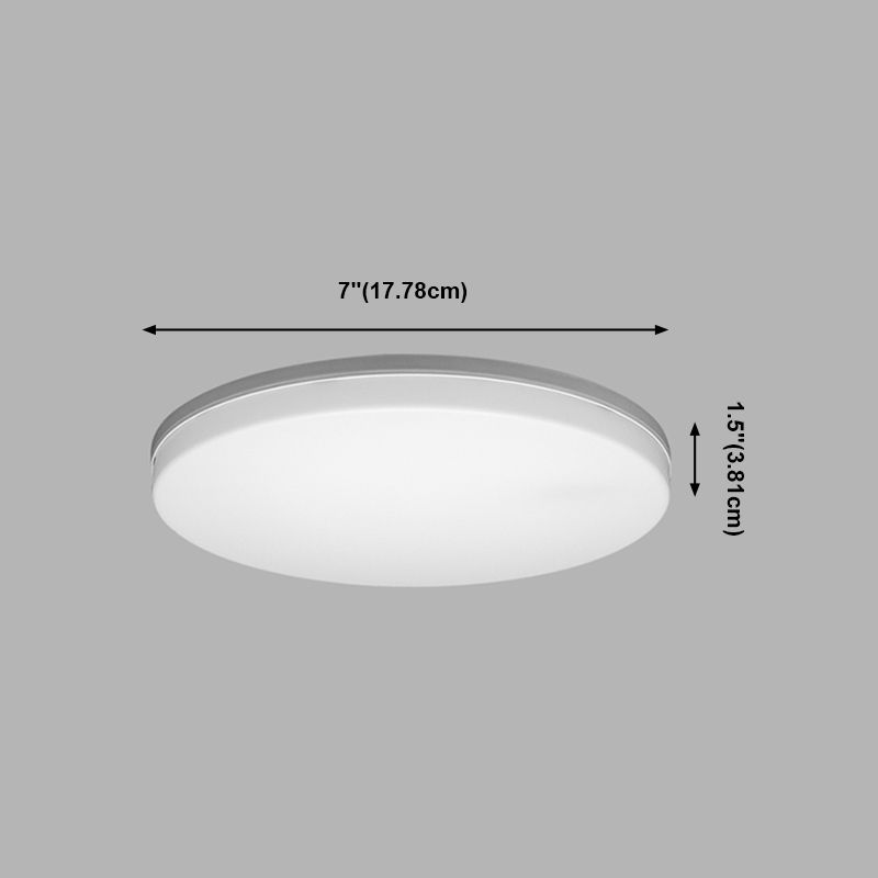 Lámpara de techo LED con forma geométrica, acrílico moderno, 1 luz, montaje empotrado para cocina