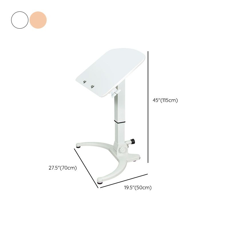 Multifunctional Lifting Standing Desk with Casters Wood Writing Desk