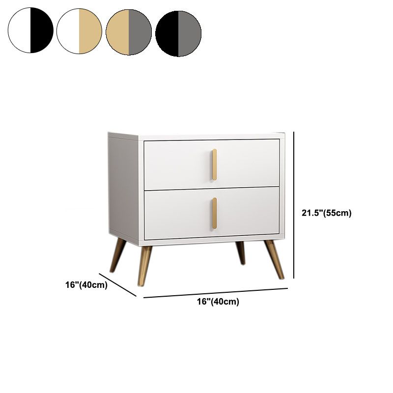 Engineered Wood Bed Nightstand Drawers Included Nightstand for Bedroom