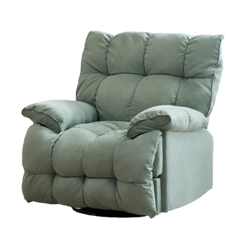 Solid Color Upholstered Standard Recliner Metal Frame Recliner Chair