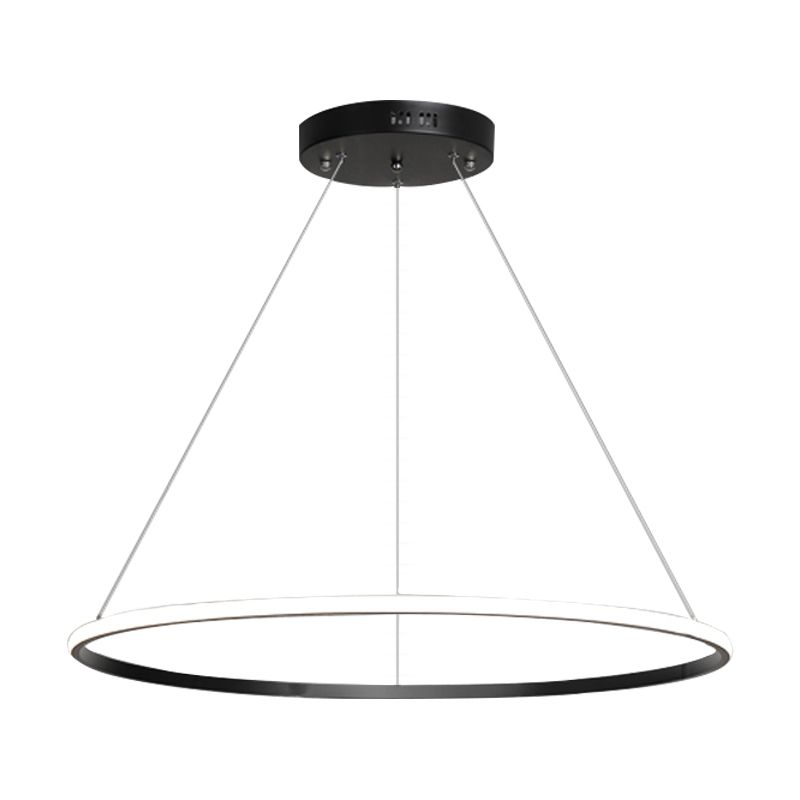 Metal Round Shape Flush Ceiling Light Modern Style 1 Light Flush Mount Lighting Fixture