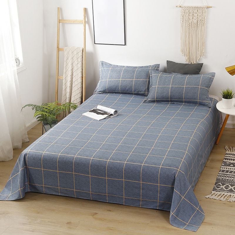 Polyester Bed Sheet No Theme Fitted Sheet Standard Deep Pocket Sheet