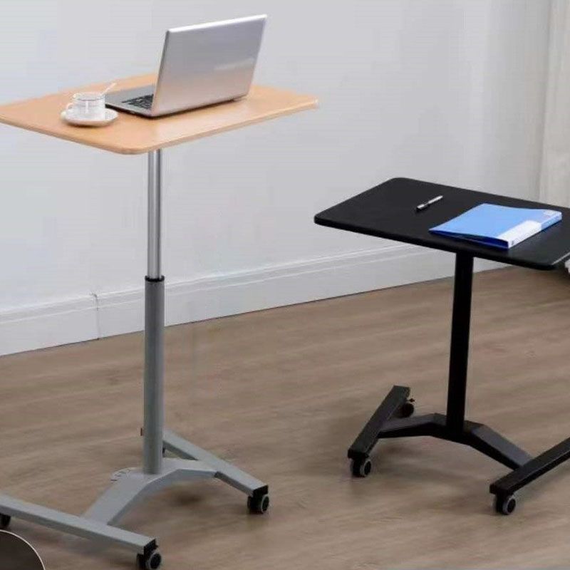 Adjustable Standing Office Desk Rectangular Shaped with Metal Legs