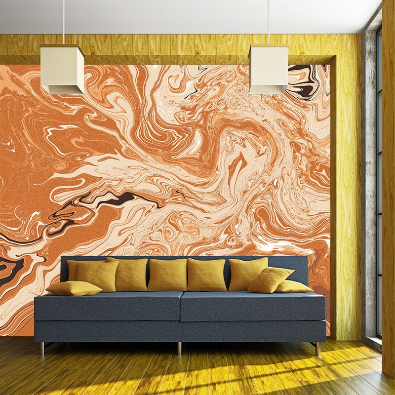 Marble Illustration Mural Wallpaper Environment Friendly Living Room Wall Mural