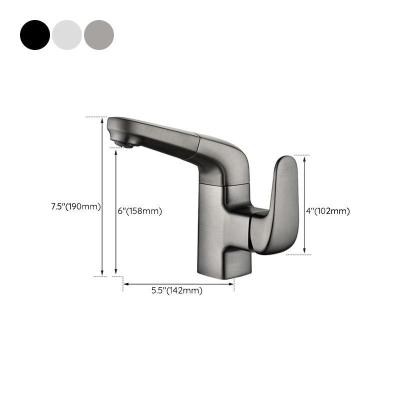 Modern Faucets 1-Handle and 1-Hole Single Level Low Profile Bar Faucet