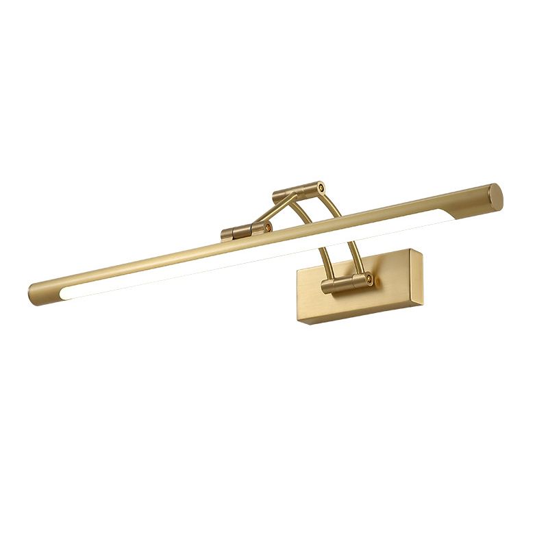 Luce Extravagant Style Linear Vanity Fishings Ai vanity Sconce di rame