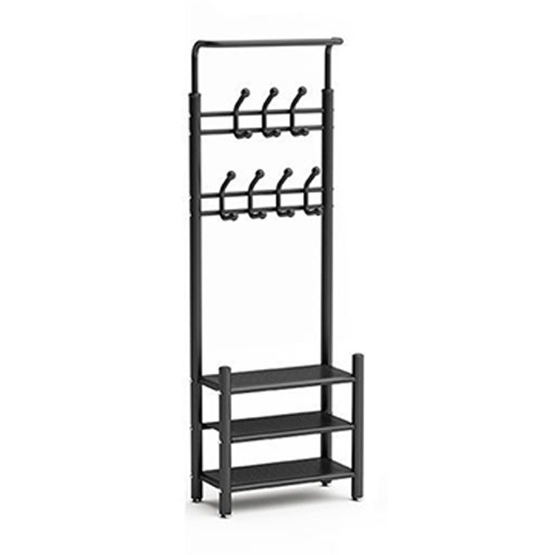 Coat Hanger Hanging Hooks Rail Storage Shelves Coat Rack Living Room