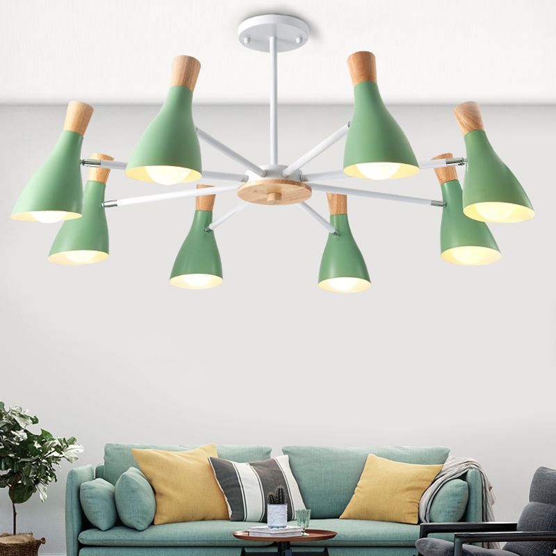 Bell Shape Chandelier Lights Contemporary Metal Chandelier Lighting