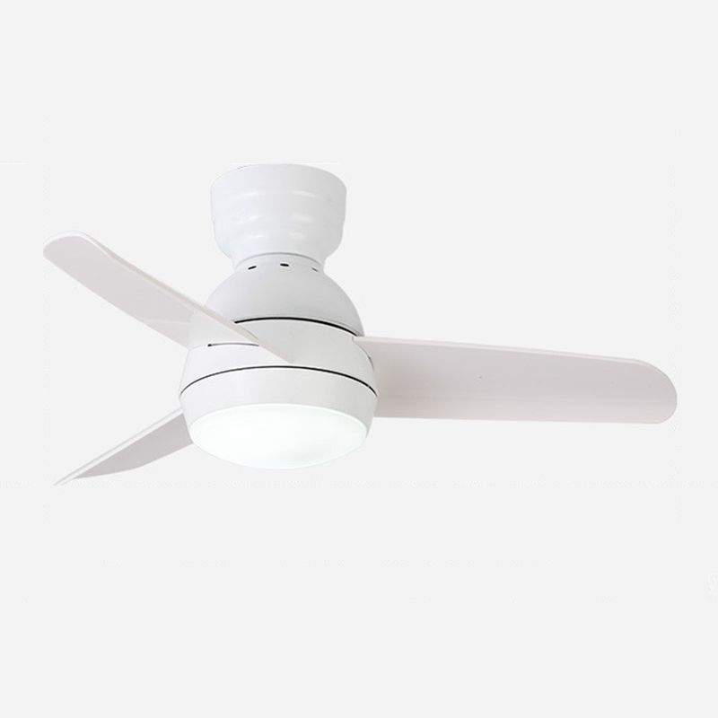 Metal Ceiling Fan Lighting Modern Style 1 Light Ceiling Fan Light for Living Room