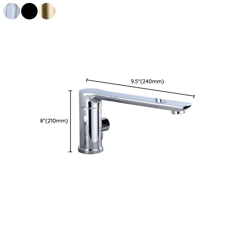 Modern Roman Tub Faucets Solid Color Deck Mounted Bathroom Faucet