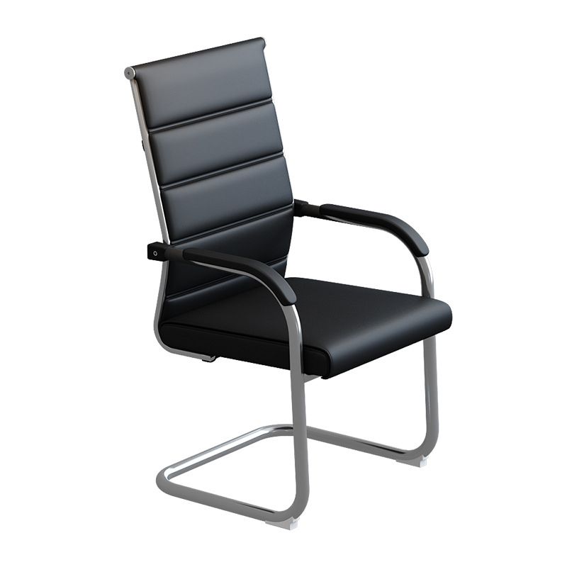 Modern Black and Cray Desk Chair with Mid Back Home Office Chair