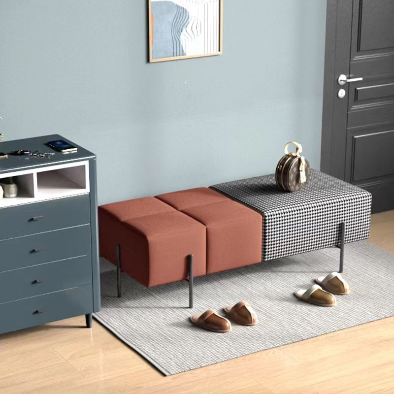 15.7" Wide Upholstered Seating Bench Modern Entryway and Bedroom Bench with Cushioned