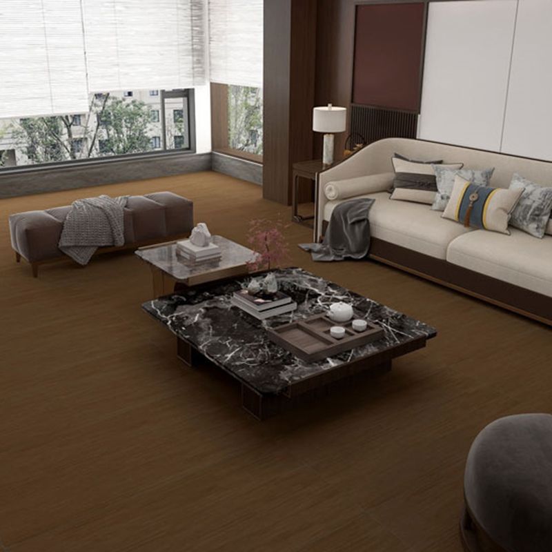 Light Brown Wooden Pattern Tile Rectangular Singular Tile for Living Room