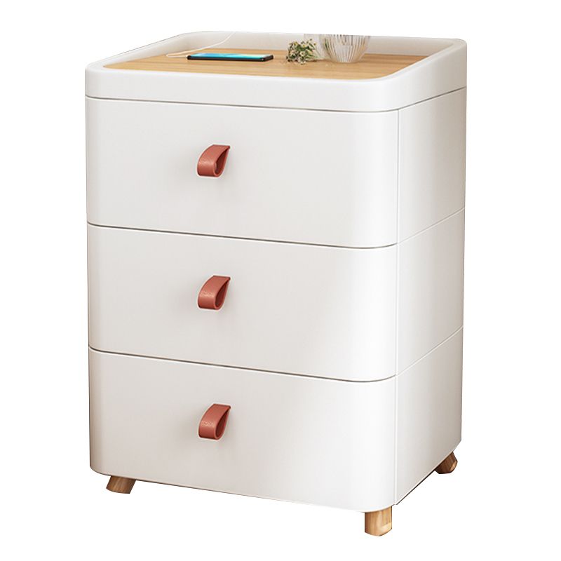 Scandinavian Kids Dressers White Dresser for Kids with Drawers