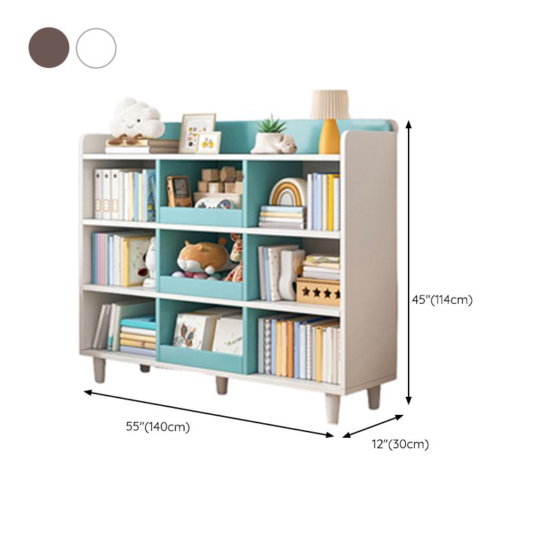 Wooden Storage Cubby Nordic Freestanding Cubby Storage Bookcase