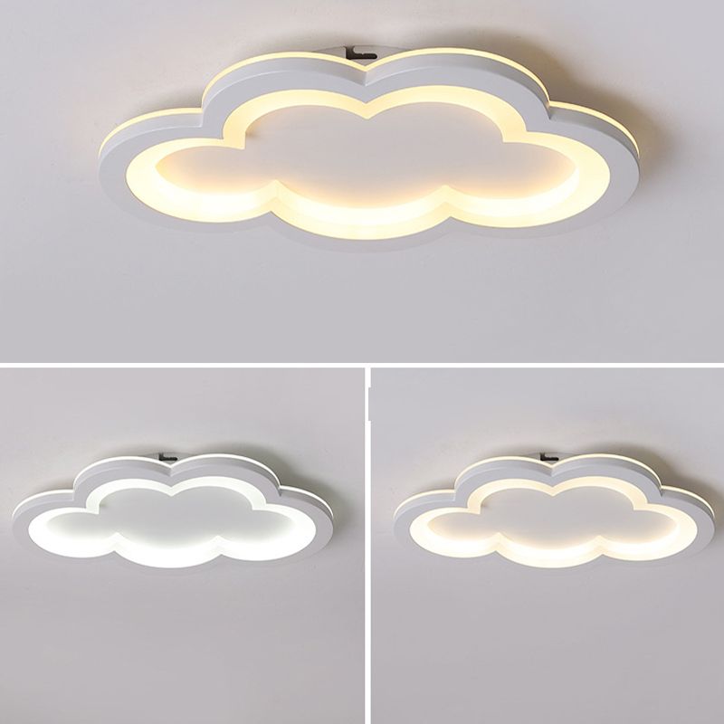 Lovely Cloud Pattern Ceiling Mount Light LED Overhead Light for Child Room