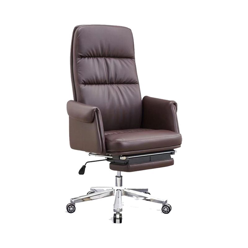 Swivel Contemporary Managers Chair Arms Included Leather Executive Chair