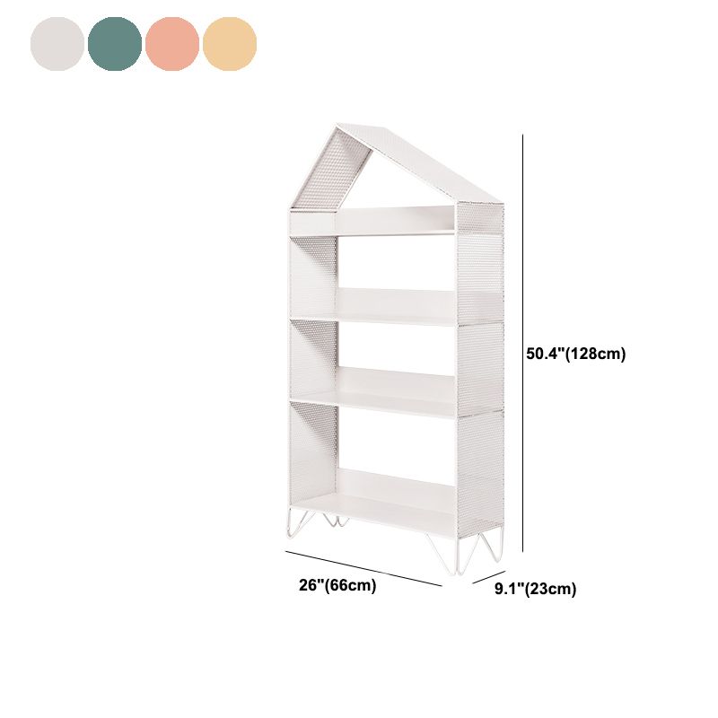 Modern & Contemporary Bookshelf Iron Closed Back Shelf Bookcase