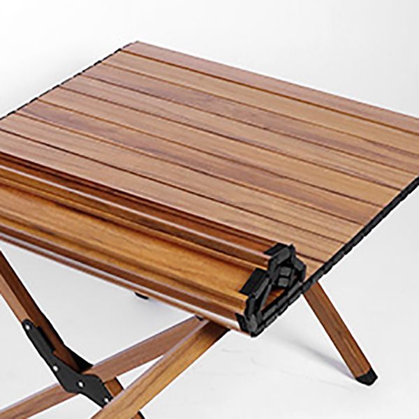 Minimalistic Rectangle Picnic Table Metal Folding Chat Table