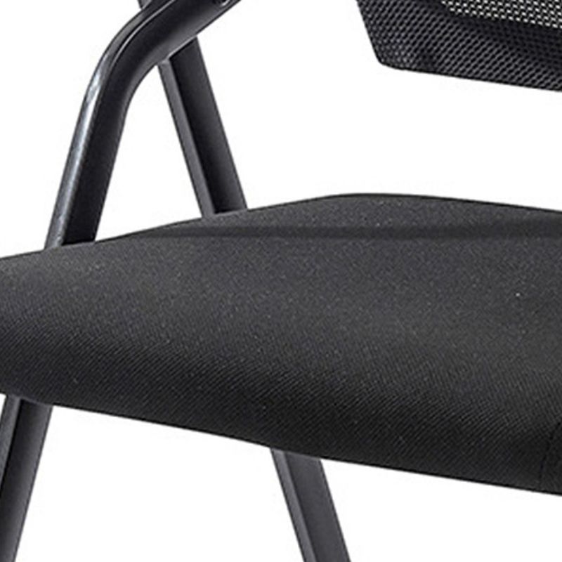 Black Office Chair Mid-back Breathable AirGrid Conference Chair