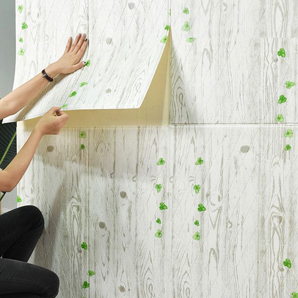 Plastic Wall Paneling Peel and Stick 3D Wall Paneling with Waterproof