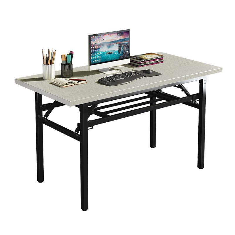 Contemporary Folding Parsons Base Writing Desk Home Office Desk,29.5" H