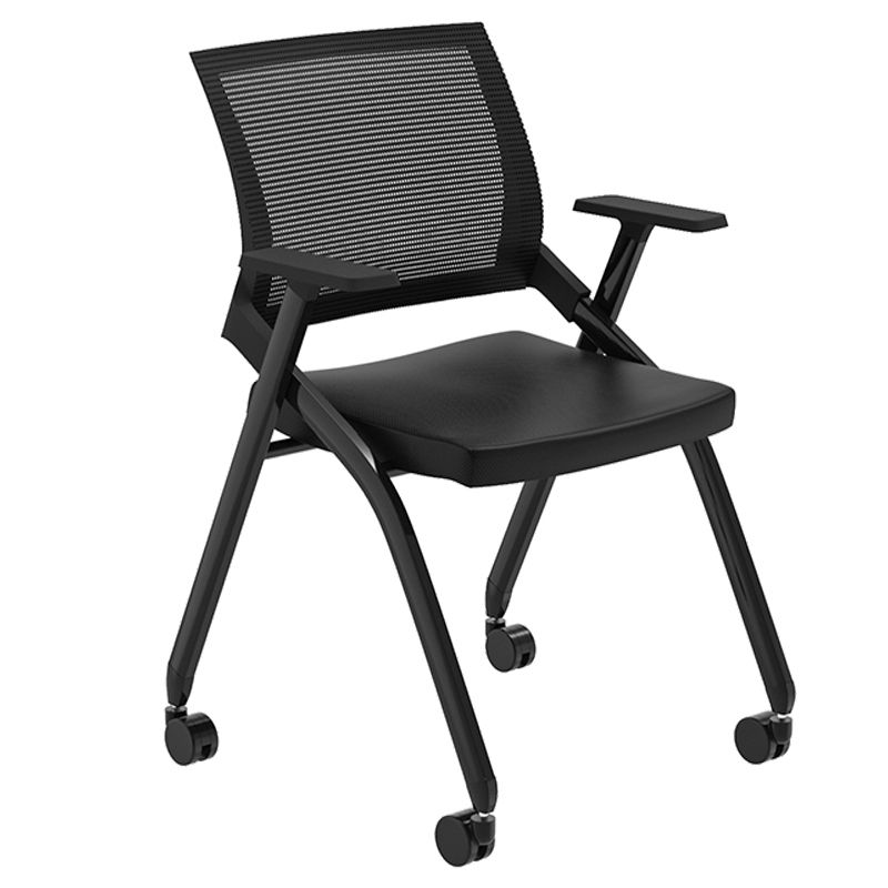 Fixed Arms Modern Conference Chair Slide Steel Conference Chair