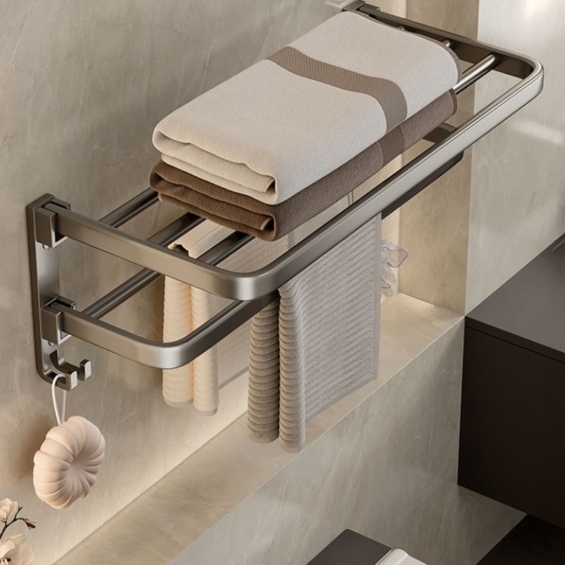 Modern Stainless Steel Bath Shelf Bathroom Accessory Kit Towel Bar Bathroom Set