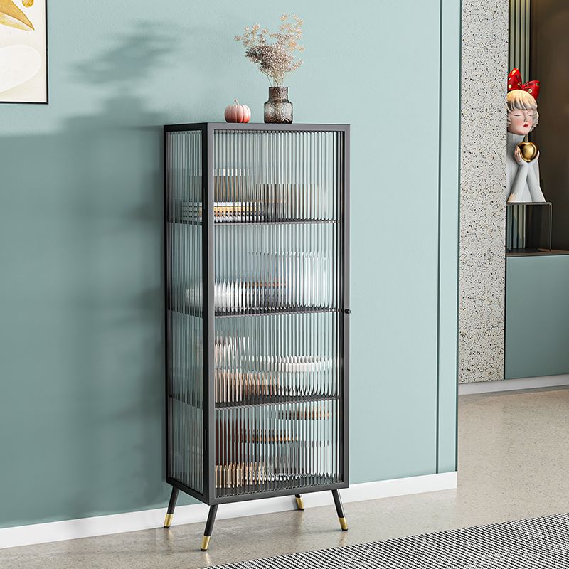 Modern Style Storage Cabinet Glass Door Buffet Cabinet for Dining Room