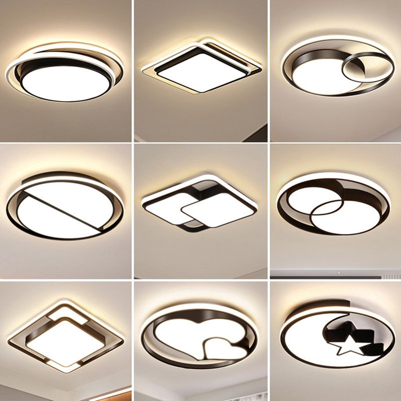 Creative Metal Flush Mount Ceiling Light Modern LED Flush Mount Ceiling Fixture