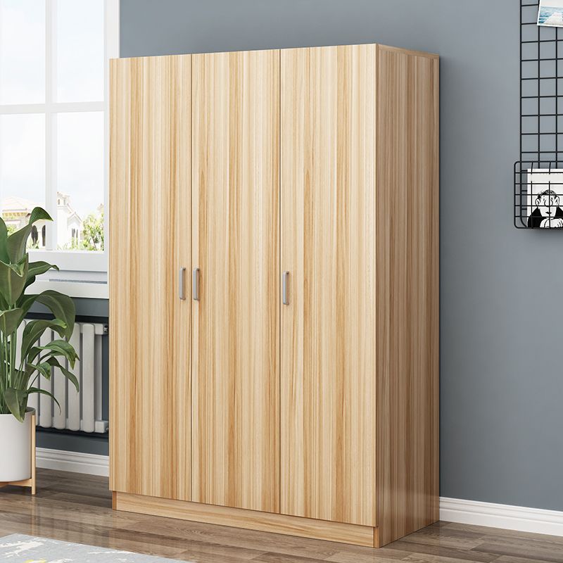 Manufactured Wooden Kids Closet Modern Style Bedroom Wardrobe Closet with Garment Rod